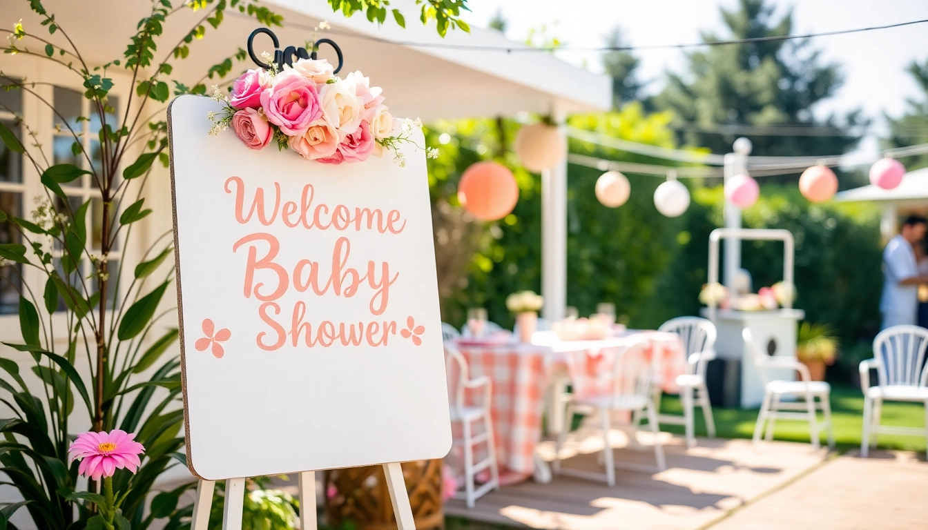 Creative Ideas to Make a Memorable Baby Shower Welcome Sign