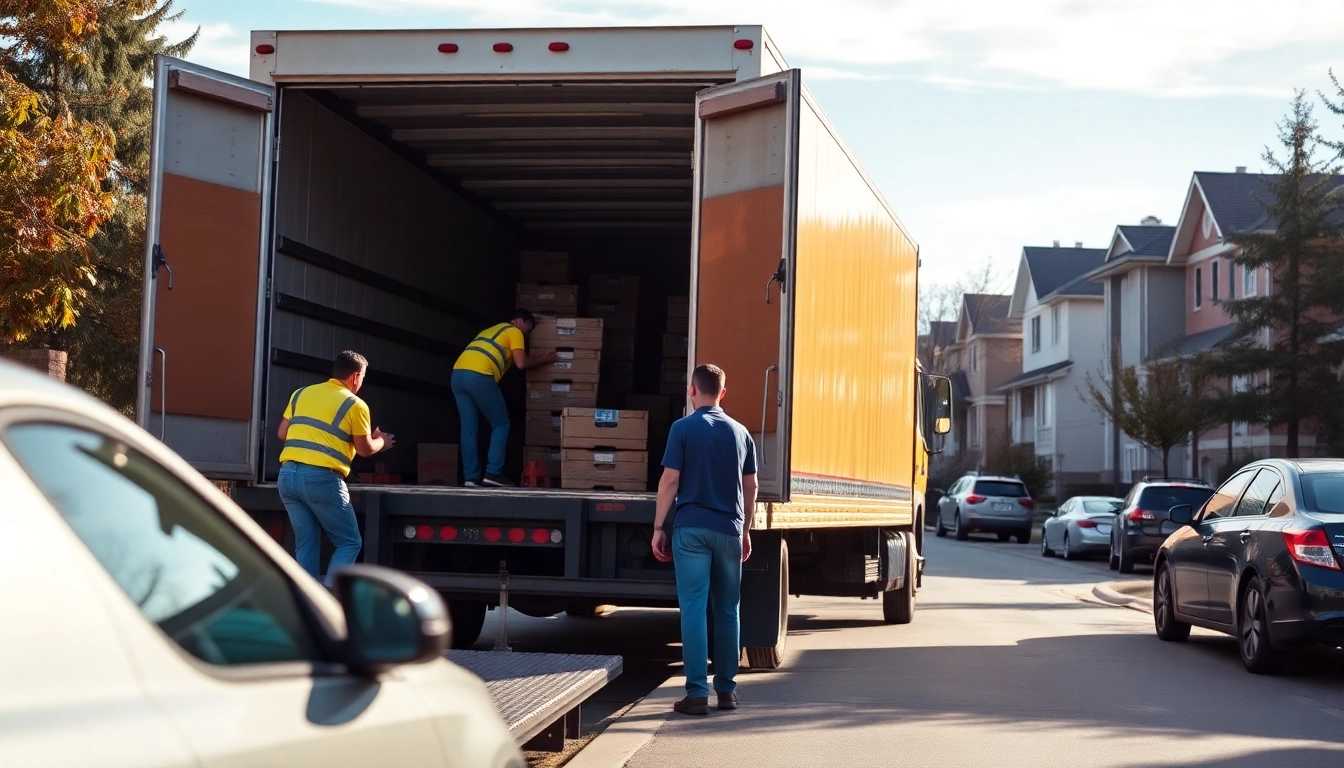 Moving from Calgary: Experienced movers loading belongings in Calgary's community neighborhoods with care and professionalism.