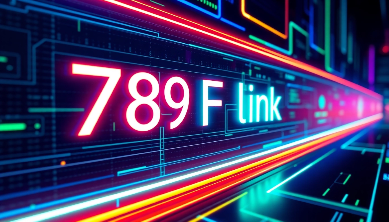 Engaging image illustrating a user clicking on the 789F link to access online services, emphasizing ease and online presence