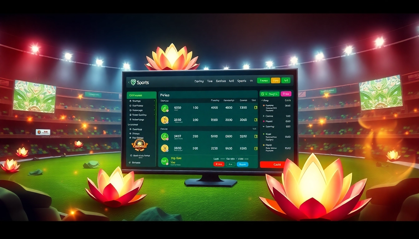LOTUS365 vip platform in action with vibrant betting interface and secure gaming environment, engaging Indian sports bettors with VIP features.