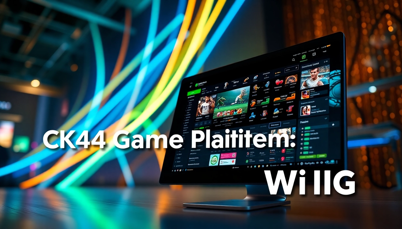 An engaging digital scene of an online sportsbook platform with vibrant neon lights and betting graphics.